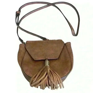 CHILLX By Le Miel Vintage Style Brown Crossbody bag
